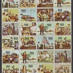 1965 BOY'S TOWN - LIFE ON THE FARM SHEET (24) * SEE SCAN