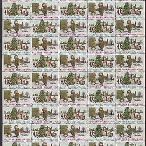 1969 BOY'S TOWN - CHRISTMAS SHEET (50) * SEE SCAN * PRISTINE *