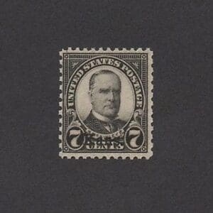 Scott# 665 "KANSAS OVERPRINT - WILLIAM McKINLEY" MNH, NICELY CENTERED