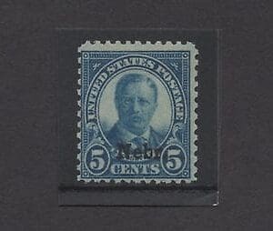 Scott# 674 "NEBRASKA OVERPRINT - THEODORE ROOSEVELT" MNH