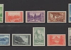 Scott# 756-765 NAT'L PARKS, IMPERFORATE SET, MNH * CHOICE CENTERING *