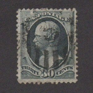 Scott# 165 "HAMILTON" USED WITH BAR GRID CANCEL