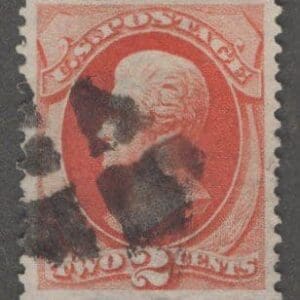 Scott# 178 "JACKSON" WITH CORK CANCEL, VERY NICELY CENTERED