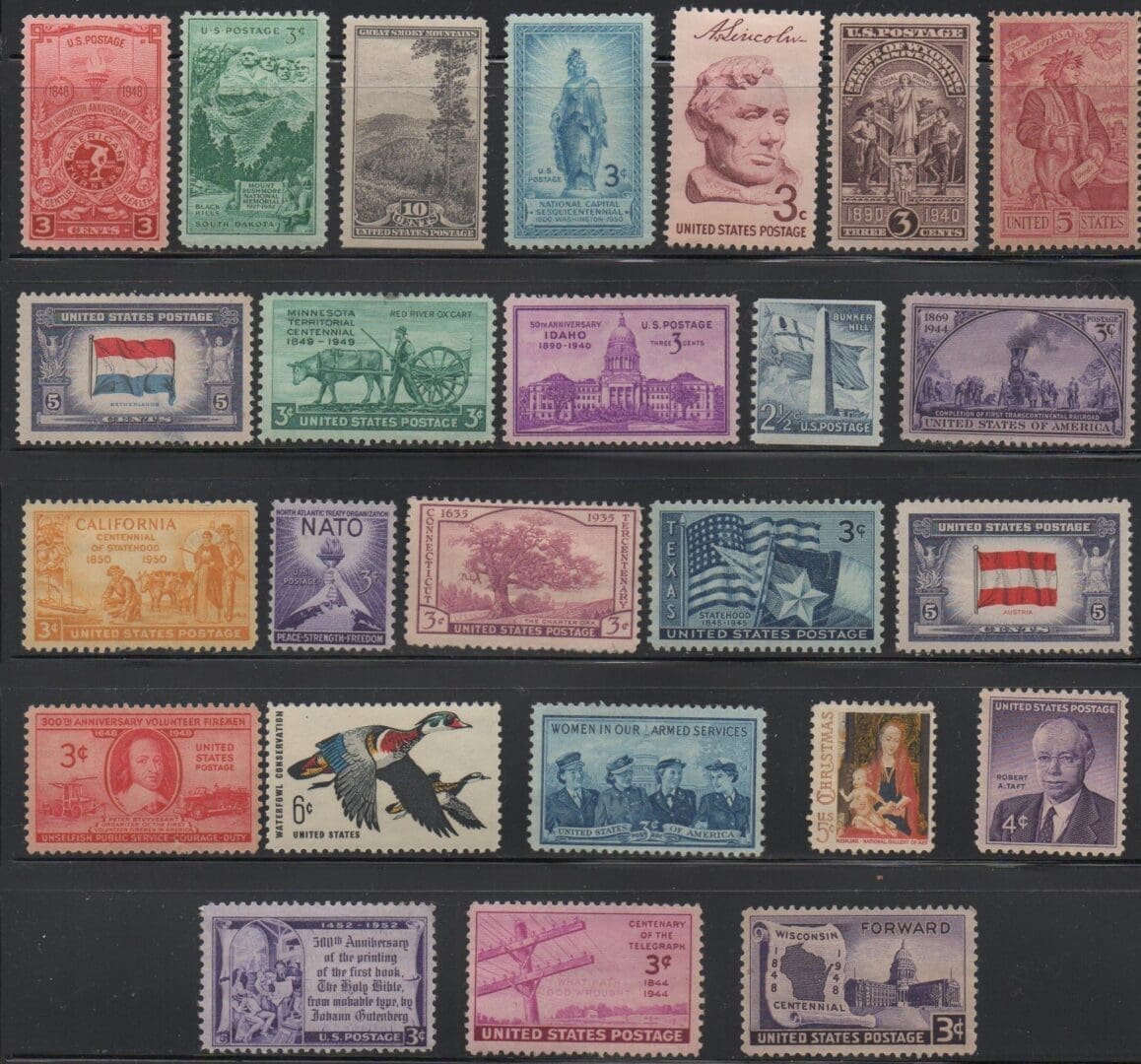25 ALL DIFFERENT MINT US SINGLES PACKET * 50-80 YEARS OLD