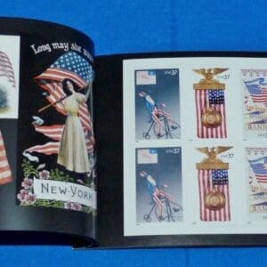 Alternative view of Scott# 3776-80 [ BK294] "OLD GLORY" INTACT BOOKLET (2) PANES (10)