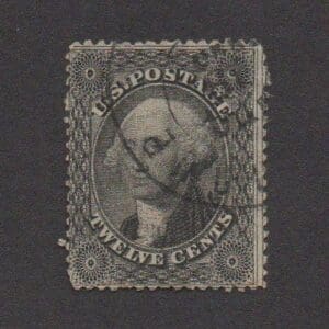 Scott# 36 "WASHINGTON" WITH SON DATED LOCAL CANCEL