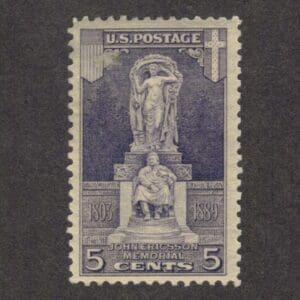Scott# 628 "ERICSSON MEMORIAL" MNH