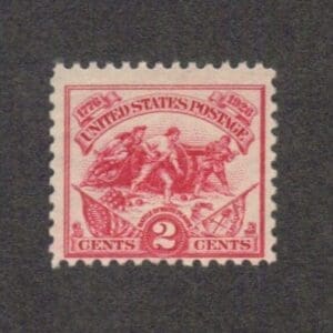 Scott# 629 "BATTLE of WHITE PLAINS" MINT SINGLE