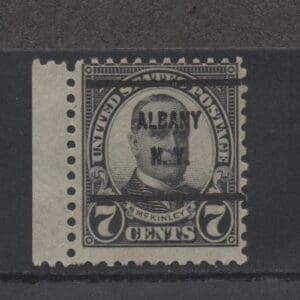 Scott# 639 "McKINLEY" USED WITH ALBANY N.Y. PRECANCEL