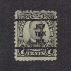 Scott# 639 "MCKINLEY" USED NEW YORK PRECANCEL