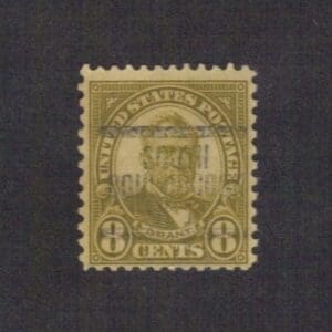Scott# 640 "GRANT" USED WITH SOUTH BOUND BROOK, N.J. PRECANCEL