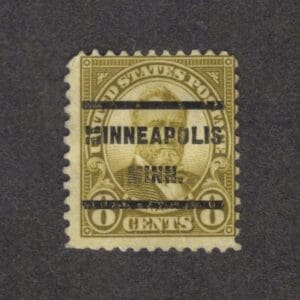 Scott# 640 "GRANT" USED WITH MINNEAPOLIS, MINN. PRECANCEL