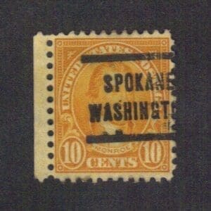Scott# 642 "MONROE" USED, SPOKANE WASHINGTON PRECANCEL