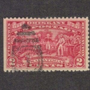 Scott# 644 "BURGOYNE" USED WITH NUMERAL CANCEL, NICELY CENTERED