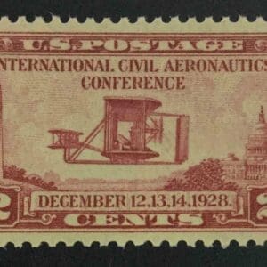 Scott# 649 "INTERNATIONAL CIVIL AERONAUTICS CONFERENCE" MINT