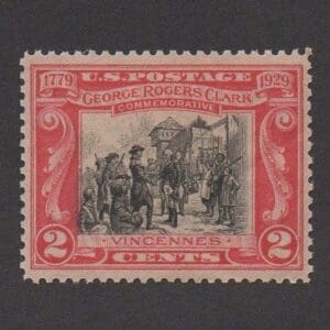 Scott# 651 "SURRENDER OF FORT SACKVILLE" MINT SINGLE