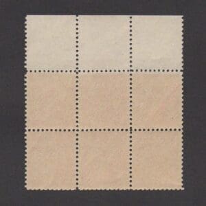 Alternative view of Scott# 657 "SULLIVAN EXPEDITION" TOP PLATE BLOCK (6)MNH