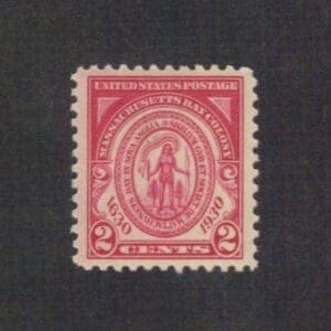 Scott# 682 "SEAL OF MASSACHUSETTS BAY COLONY" MNH, NICELY CENTERED