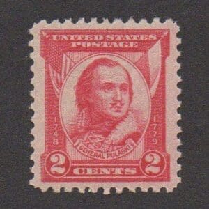 Scott# 690 "GENERAL CASIMIR PULASKI" SINGLE, MNH