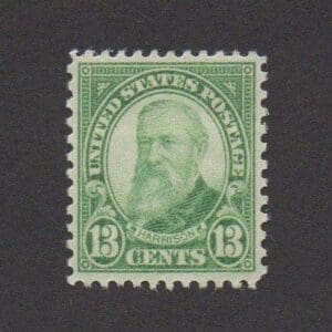 Scott# 694 "WILLIAM HARRISON" MINT, NICELY CENTERED