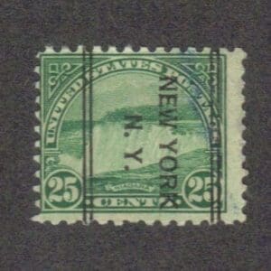 Scott# 699 "NIAGARA FALLS" USED NEW YORK NY PRECANCEL