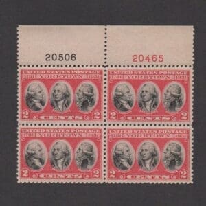 Scott# 703 "SURRENDER of CORNWALLIS at YORKTOWN" PLATE BLOCK (4) MNH * CHOICE CENTERING *