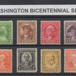 Scott# 704-715 "WASHINGTON BICENTENNIAL" MNH-VERY NICELY CENTERED