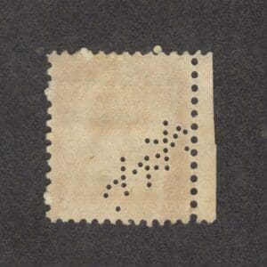 Alternative view of Scott# 713 "WASHINGTON" WITH JAMAICA, NY BUREAU PRECANCEL & PERFIN