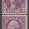 Scott# 722 "WASHINGTON" HORIZONTAL COIL LINE PAIR, MNH
