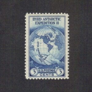 Scott# 733 BYRD ANTARCTIC EXPOSITION" COMMEMORATIVE SINGLE, MNH