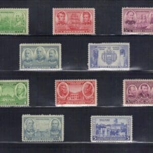 Scott# 785-794 "ARMY & NAVY WAR HEROES" COMPLETE SET (10) MNH