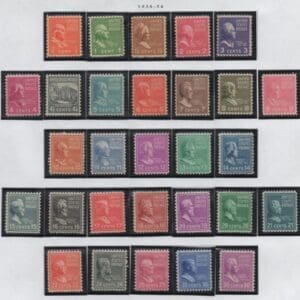 Scott# 803-831 "PRESIDENTIAL SERIES" SINGLES SHORT SET (29) MINT
