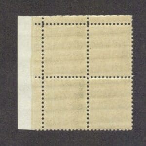 Scott# 813 "MARTIN VAN BUREN" PLATE BLOCK (4) MNH, NICELY CENTERED - Image 2