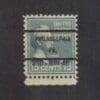 Scott# 820 "BUCHANAN PRIXIE" USED PHILADELPHIA, PA PRECANCEL, NICELY CENTERED