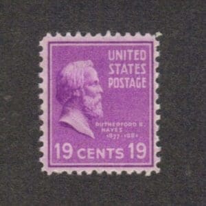 Scott# 824 "RUTHERFORD B HAYES" PRESIDENTIAL SERIES, MNH