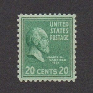 Scott# 825 "JAMES GARFIELD" PRESIDENTIAL SERIES MNH