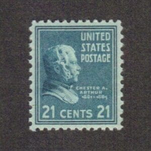 Scott# 826 "CHESTER ARTHUR" PRESIDENTIAL SERIES, MINT, NICELY CENTERED