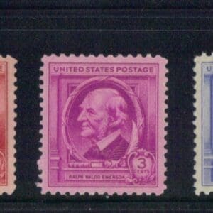 Scott# 859-863 "FAMOUS AMERICANS - AUTHORS"  SET (5) MNH