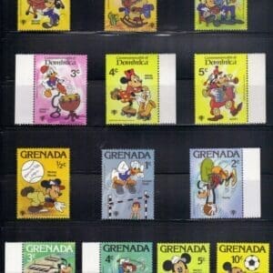 DISNEY MNH TOPICAL COLLECTION of BETTER SETS, (25) ALL DIFFERENT