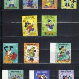 Alternative view of DISNEY MNH TOPICAL COLLECTION of BETTER SETS, (25) ALL DIFFERENT