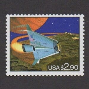 Scott# 2543 "PRIORITY MAIL - SPACE VEHICLE" SINGLE, MNH