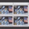 Scott# 2842 "EXPRESS MAIL - 1st MOON LANDING" PLATE BLOCK (4) MNH