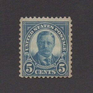 Scott# 637 "ROOSEVELT" ROTARY PRESS PERF 11 X 10½, MNH