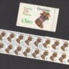 Scott# 2872a BK218 CHRISTMAS STOCKING BOOKLET (20) P#P11111