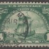 Scott# 614 HUGUENOT-WALLOON, SAULT STE MARIE, MI CDS CANCEL