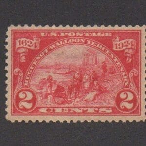 Scott# 615 "HUGUENOT-WALLOON - FORT ORANGE" MINT