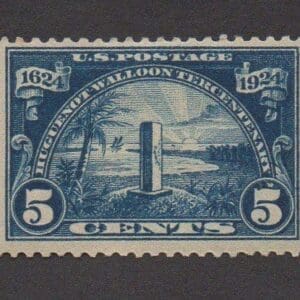 Scott# 616 "HUGUENOT - WALLOON" MINT, NICELY CENTERED
