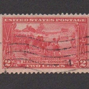 Scott# 618 "LEXINGTON CONCORD" USED, NICELY CENTERED