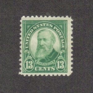 Scott# 622 "BENJAMIN HARRISON" PERF 11, MINT