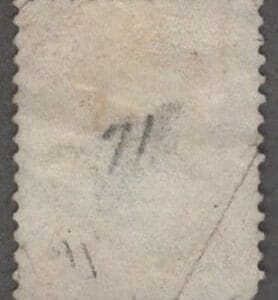 Alternative view of Scott# 71 "FRANKLIN" USED, HAND STAMP CANCEL, NICELY CENTERED